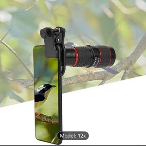 12x HD Phone Telephoto Lens with case and magnetic adaptor